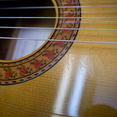 M. G. Contreras Flamenco Student Model 1980's-1990's - Natural with Hard Case & Wittner Mechanical Tuners image 23
