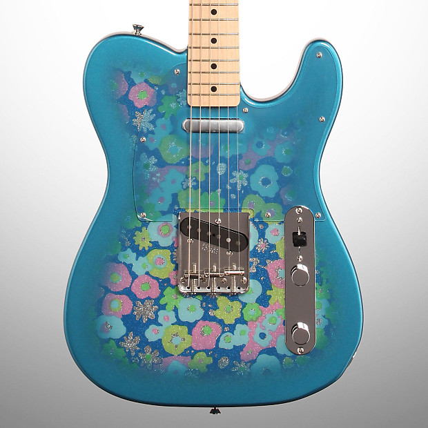 Fender Limited Edition FSR Classic '69 Telecaster MIJ Blue Flower w/ Maple Fretboard image 2
