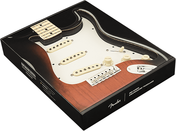 Fender Pre-Wired Strat Pickguard, Tex-Mex SSS image 1