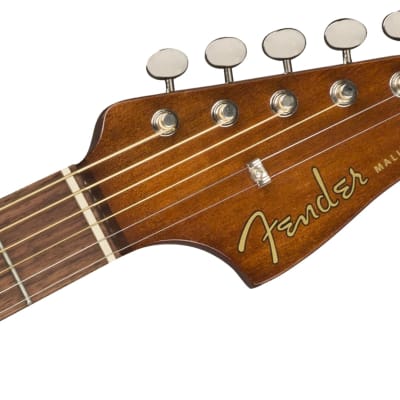 Fender California Series Malibu Player Acoustic Electric Guitar in Sunburst image 3