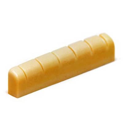Allparts Slotted Bone Nut for Gibson Guitars - Unbleached image 1