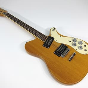 Vintage 1972-1973 Mosrite 350 Stereo Solid Body Electric Guitar Natural Mahogany Clean All Original! image 5