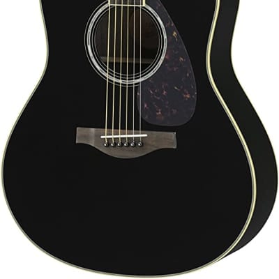 Yamaha LL6 ARE Original Jumbo Acoustic Electric Guitar - Black image 1