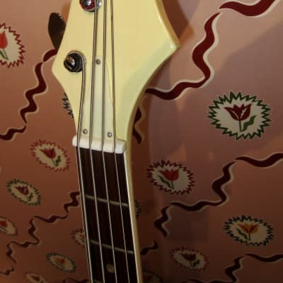 Sekova US-25 TITAN Solidbody Bass 1960s - White image 3