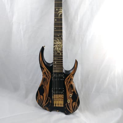 ETHERIAL Aura 7-String Headless Guitar w/Bareknuckle Painkiller Pickups - Early Prototype! for sale
