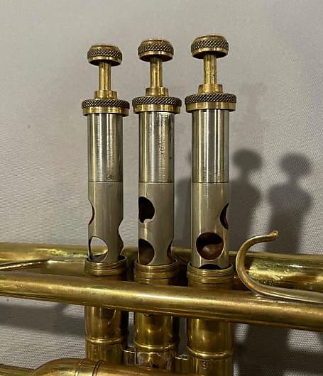 Pioneer long cornet 1940-41 - raw brass