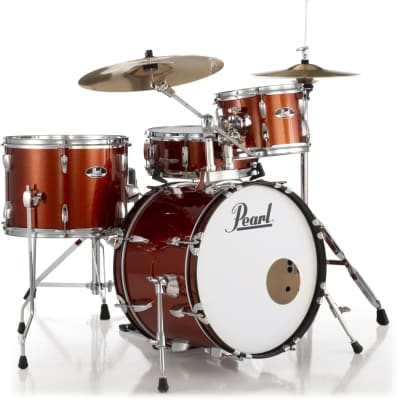 Pearl Roadshow 5-Piece Complete Drum Kit with Cymbals - Burnt