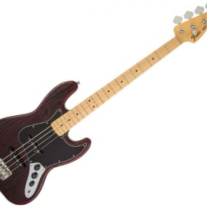 【値下げ】 Fender Red Crimson Bass Jazz Ash Sandblasted Edition Limited エレキベース