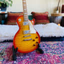 Epiphone Electric Guitar: Les Paul Standard QuiltTop Pro Faded Cherry Sunburst