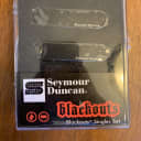 Seymour Duncan AS-1s Blackouts Hot Strat Pickup Set Black Cover
