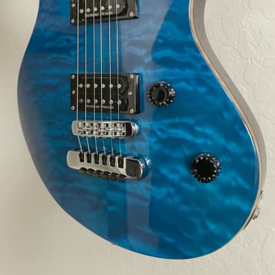 Washburn WM100 1998 Blue Quilted Maple image 1