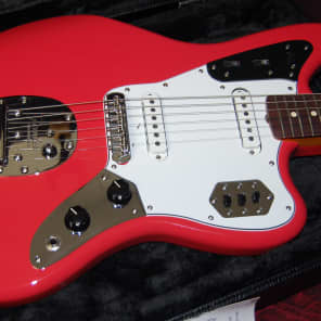 Fender 60s Jaguar Fiesta Red Lacquer Finish with Pau Ferro