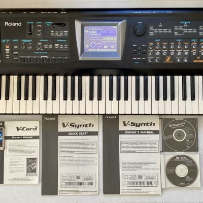 Roland V-Synth - (with ultra rare) D-50 Card - 2003-2007 - Black