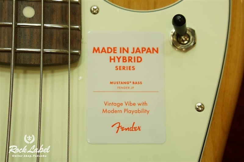 Fender Made in Japan Hybrid Mustang Bass Natural w/ | Reverb Canada