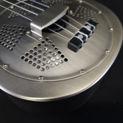 Gold Tone Resouke: Tenor-Scale Metal Body Resonator Ukulele with Gig Bag image 10