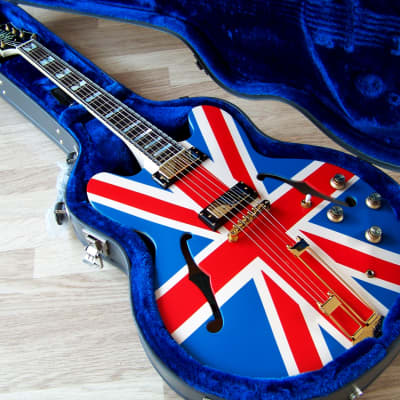 Epiphone union jack sheraton deals for sale