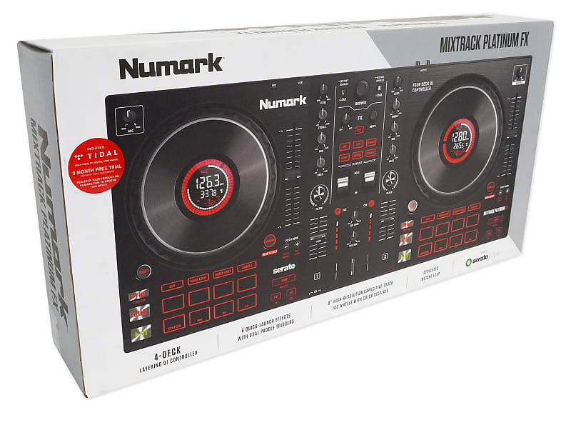 Numark Mixtrack Platinum FX 4-Deck Serato DJ Controller w/Jog