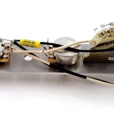 Atlantic Custom Guitars -  Tele 4 way Reverse Wiring Harness CTS Pots, Oak 4-way, Mallory .047uf Cap image 4