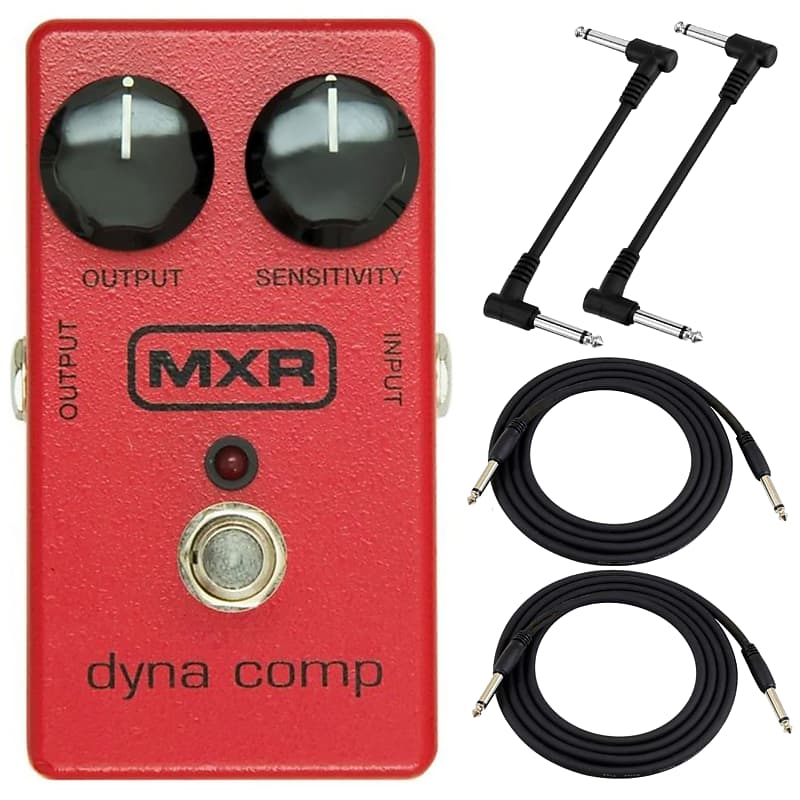 MXR M102 Dyna Comp Compressor Guitar Effects Pedal with Cables