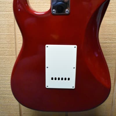 New York Pro Stratocaster Electric Guitar Red image 9