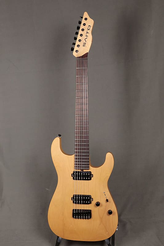 SAITO GUITARS S 722 Ash M Naked (04/25) | Reverb