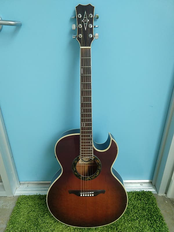 alvarez 2555BK Alvarez Silver Anniversary 2555s Tobacco Red