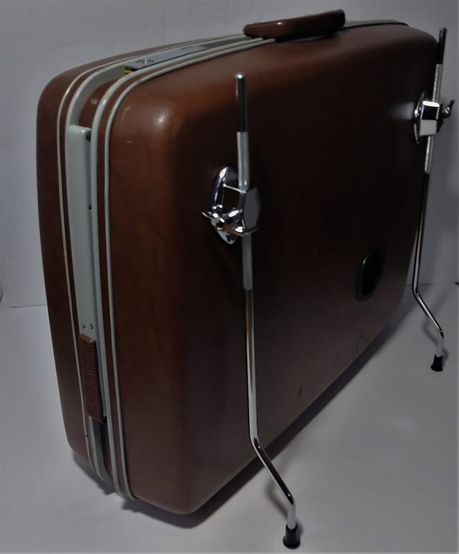 Samsonite Suitcase Kick Drum, Brown / Made by Side Show Reverb