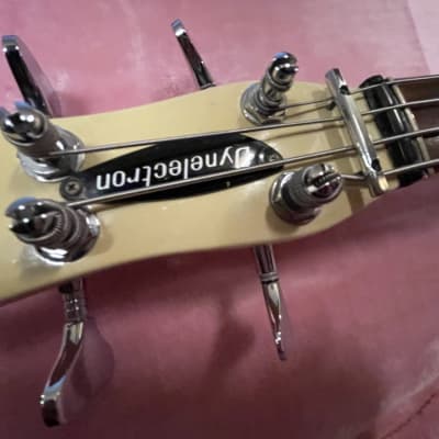 Dynelectron Longhorn Bass 1960s Black Meazzi Italy Danelectro Bass Guitar Copy / Better + Case image 6