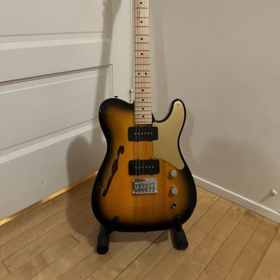 Warmoth Telecaster Thinline with Creamery Pick Ups | Reverb