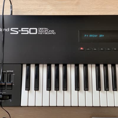 roland  s 50 sampler  1986 black