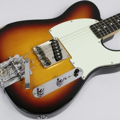 Partcaster Esquire-Style Electric Guitar, Hipshot B Bender, 3-Color Sunburst image 1