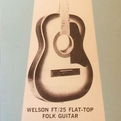 Welson FT 25 Dealer Sheet 1965 for sale