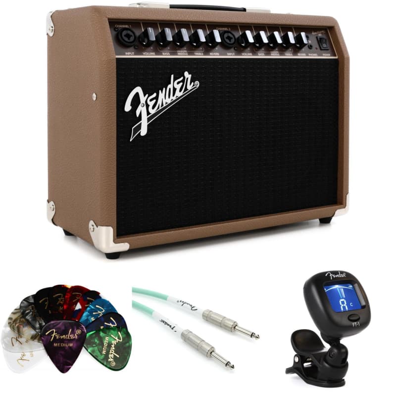 Fender 231-4200-000 Acoustasonic 40 Acoustic Guitar Amp – Easy