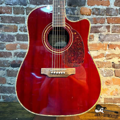 Carlo Robelli CBW4134CR Acoustic Guitar (2000s - Cherry Red) for sale