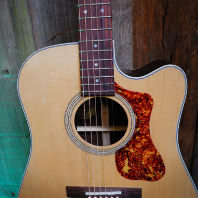 Guild Westerly Collection D-150CE with Rosewood Fretboard - Natural with Gig Bag image 6
