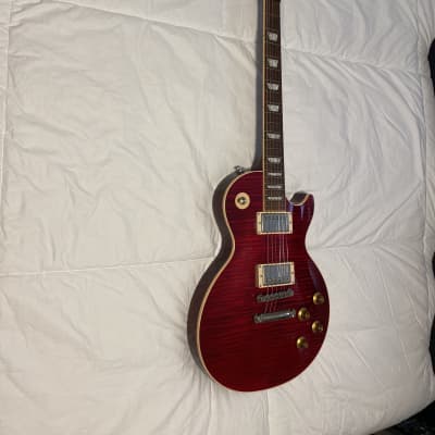 2002 Gibson Les Paul Custom Shop Series 5 - Cranberry Red image 2