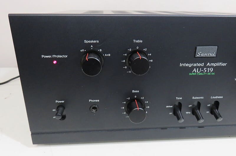 SANSUI AU-519 INTEGRATED AMPLIFIER WORKS PERFECT SERVICED