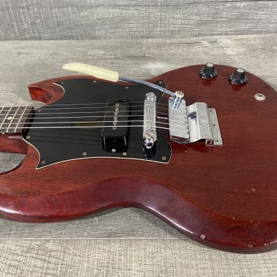 Gibson SG Junior 1968 - Cherry....BIG Neck Profile! image 4