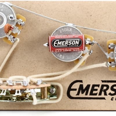 Emerson Custom 5-way Prewired Kit for Fender Stratocasters - 250k Pots image 1