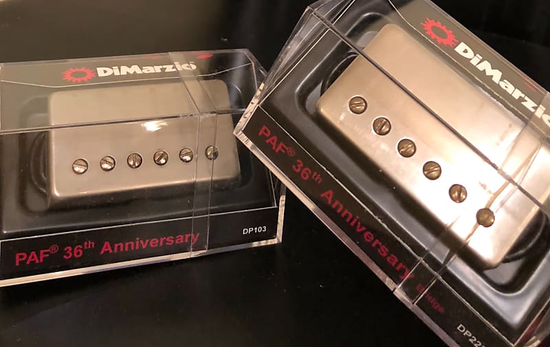 DiMarzio PAF 36th Anniversary Set, Worn Nickel (Regular | Reverb