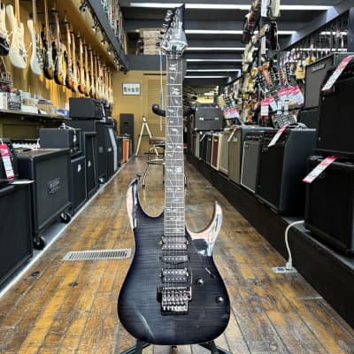 Ibanez Japan J Custom RG8570Z Electric Guitar Black Rutile w/Hard Case image 4
