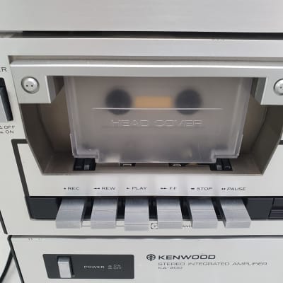 Kenwood KA-300 Amplifier - KX-400 Cassette deck - KT-400 Tuner - Nice Serviced set image 10