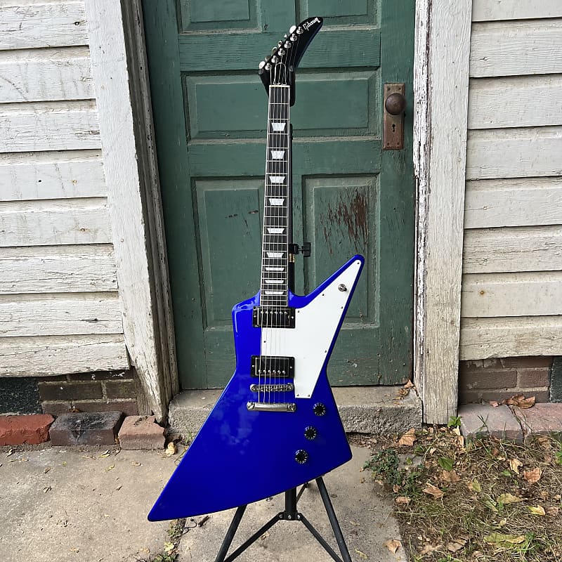 2018 Gibson Explorer PROTOTYPE in Funke Blue Custom Color + | Reverb