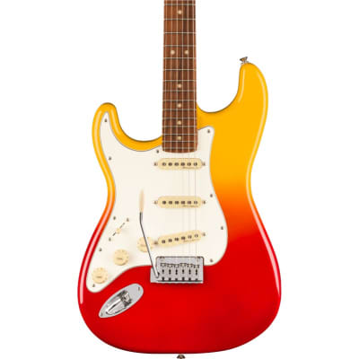 Fender Player Plus Stratocaster, Maple Neck, Tequila Sunrise, Left Handed image 1