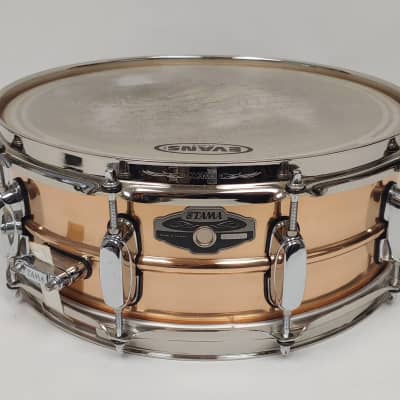 Used Tama Power Metal Bronze Snare Drum 14X6.5in | Reverb