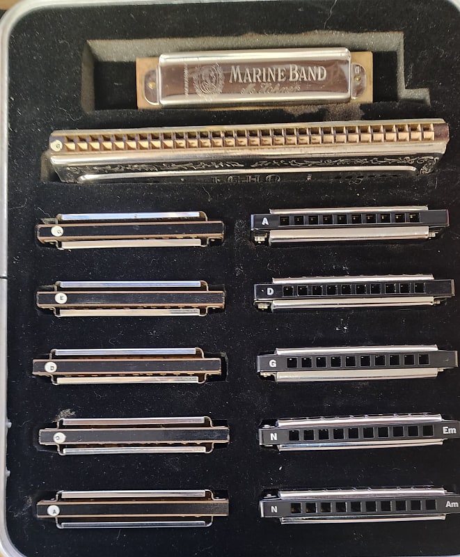 Hohner & Lee Oskar Harmonica Collection in Case Reverb