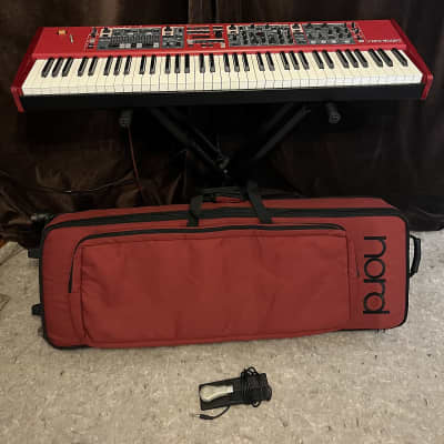 Nord Stage 2 HA76 BUNDLE - Hammer Action 76-Key Digital Piano w/ Original Nord Cover, Gig Bag, Pedal & Stationary Stand