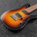 Ibanez Prestige AZ24027 7-String Electric Guitar w/ Case - Tri-Fade Burst Flat