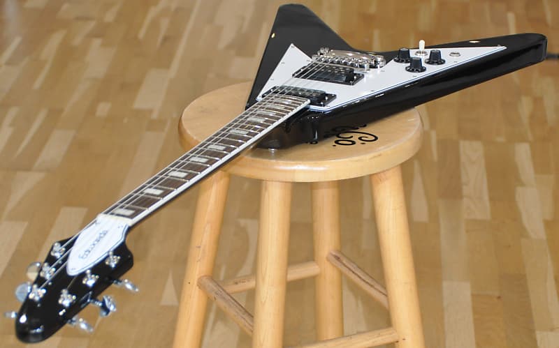 ESP EDWARDS FV-LTD LH Black Left Handed / Flying V Type