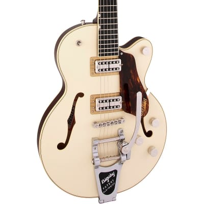 Gretsch Guitars G6659T Players Edition Broadkaster Jr. Center Block Single-Cut With String-Thru Bigsby Two-Tone Lotus/Walnut Stain image 5
